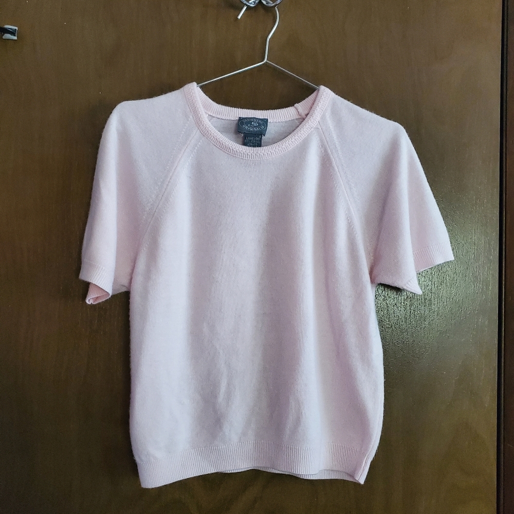 Designer Originals Pastel Pink Sweater Top